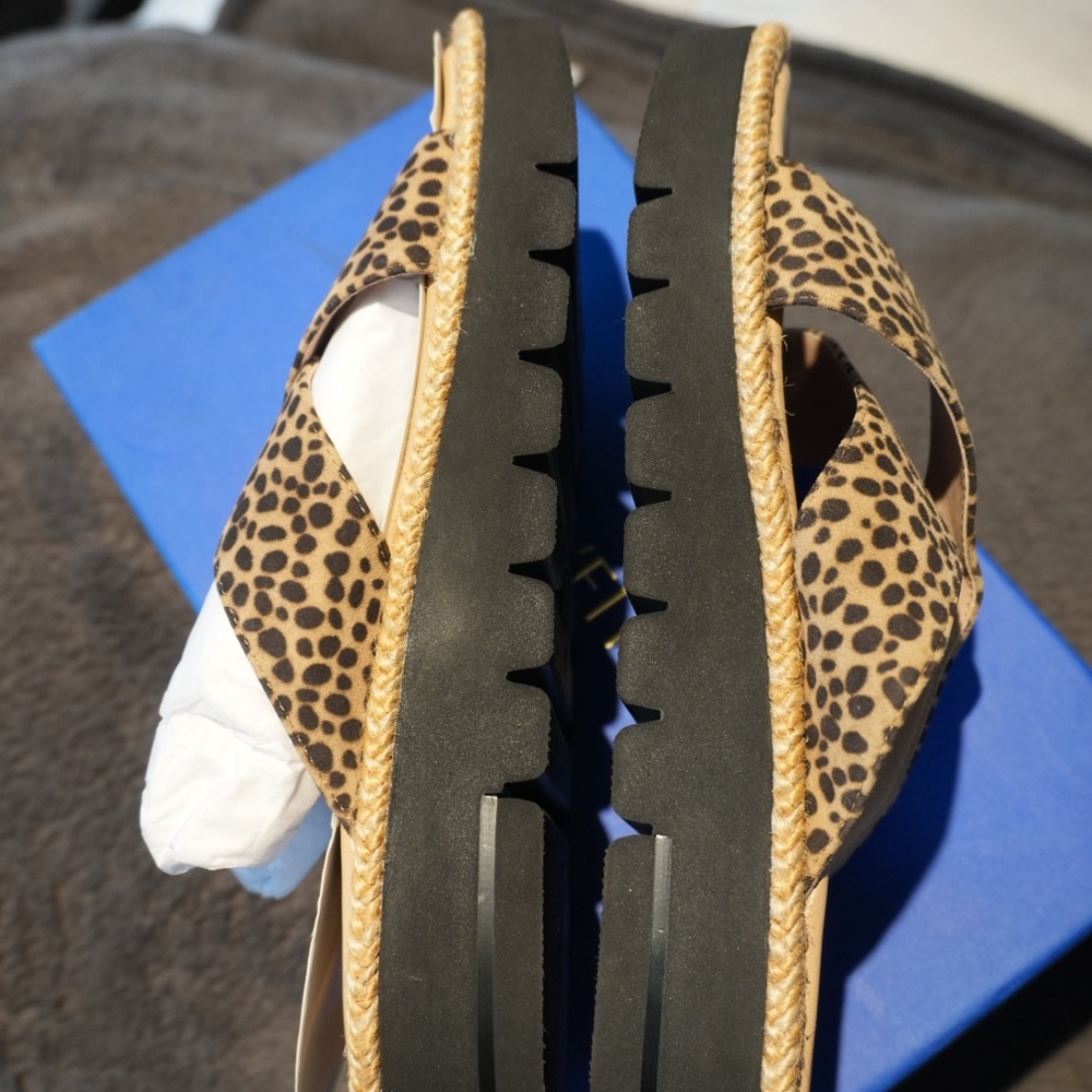 STUART WEITZMAN
Roza Lift Slide Sandal In Cheetah Suede 5.5 NWT - Picture 5 of 8